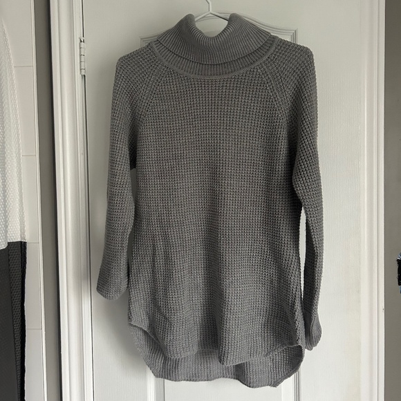 Seven Sisters Turtleneck Sweater Grey - Picture 1 of 4